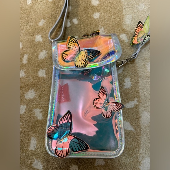 Dolls Kill Clubexx disco butterfly adjustable purse one size fits all - Picture 4 of 10